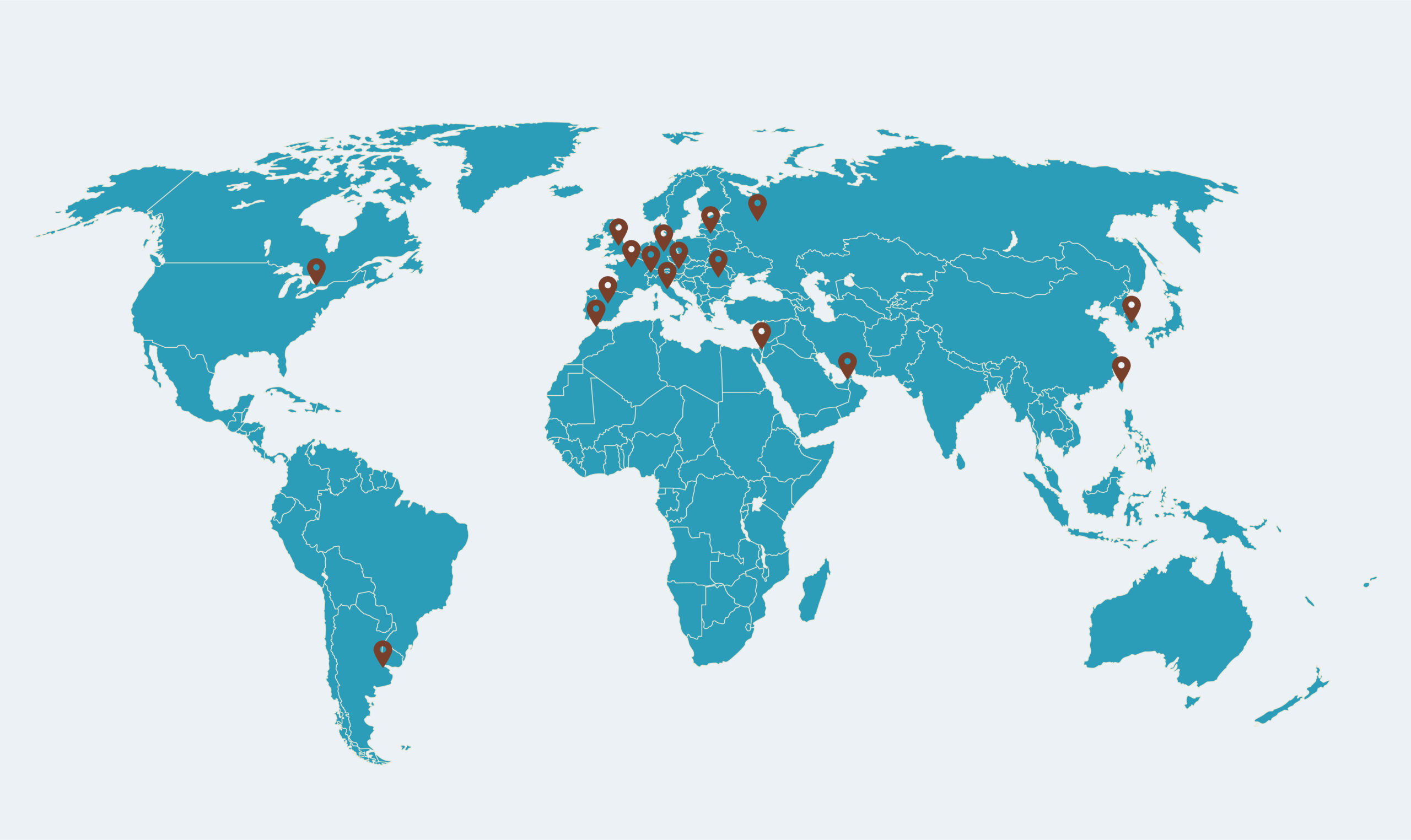Carte des congres du Dr Sarfati dans le monde | Paris